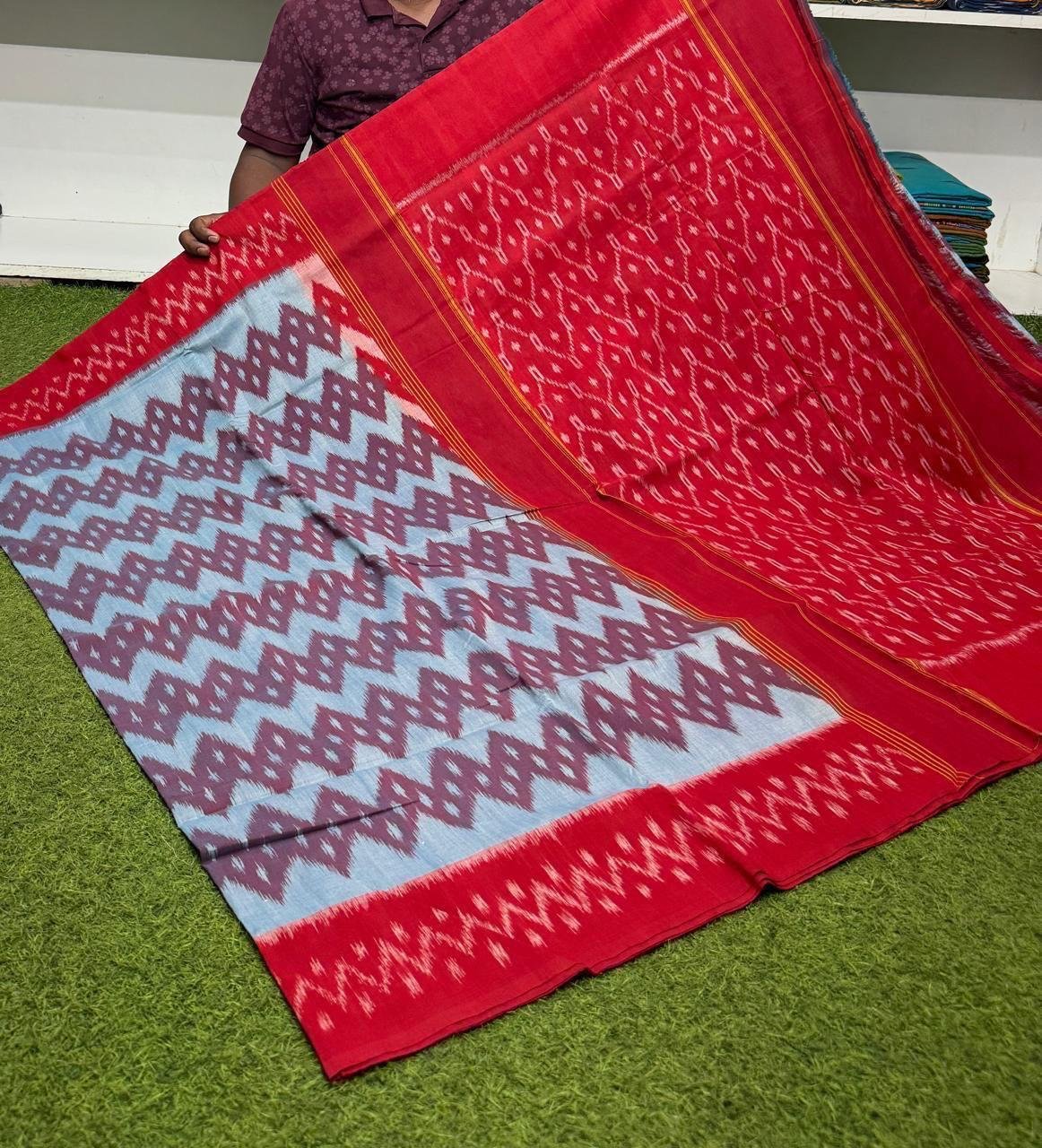 Cotton Saree - PSRGN24-ICTSDZDCD-09