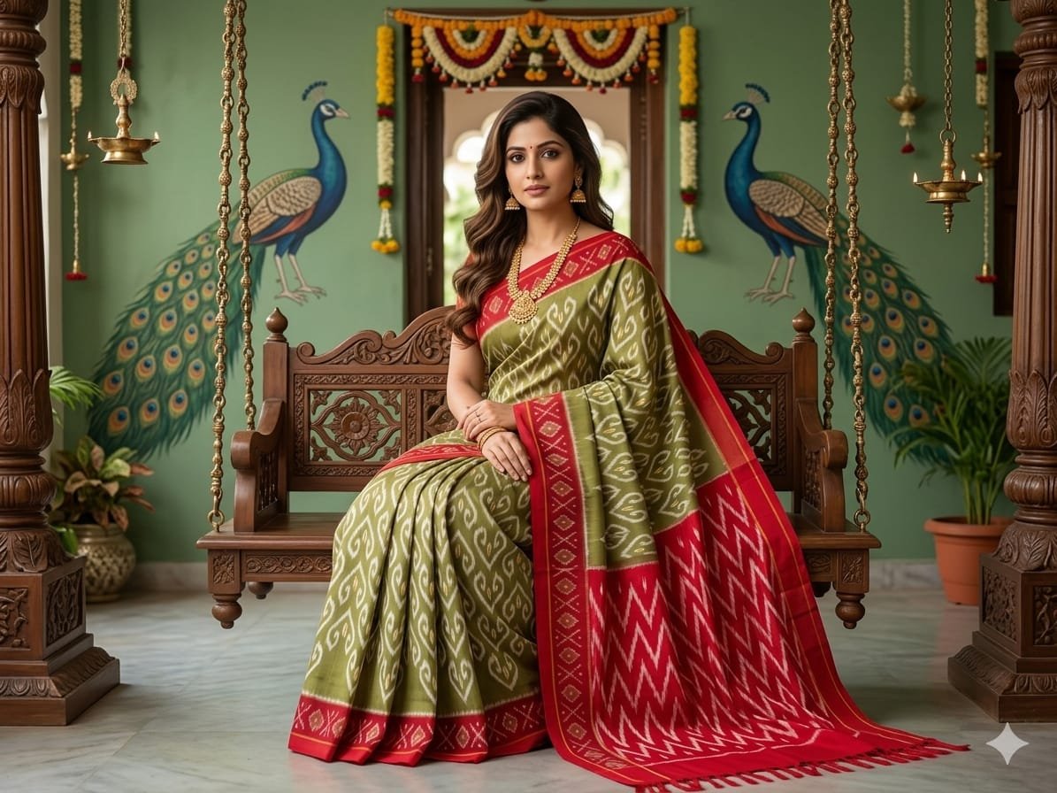 Cotton Saree - PSSIN03-ICTSDZDCD-32