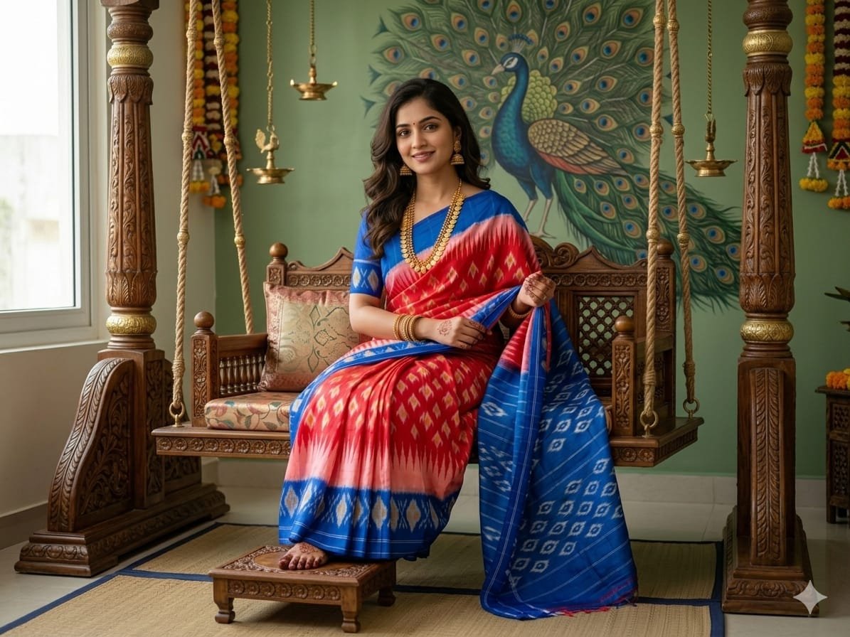 Cotton Saree - PSSIN23-ICTSDZDCD-09