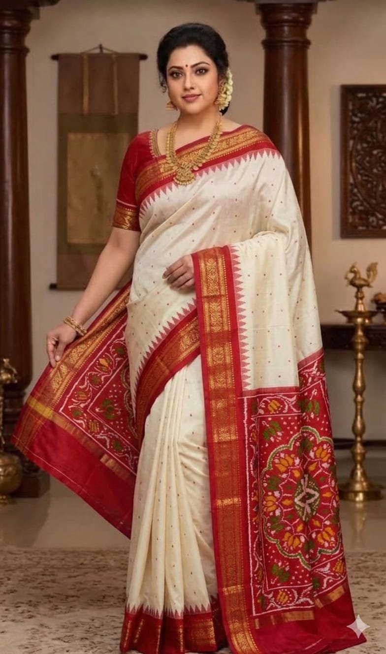 Kanchi Border Ikat - PDLSY16-KBIPIZCCD-03