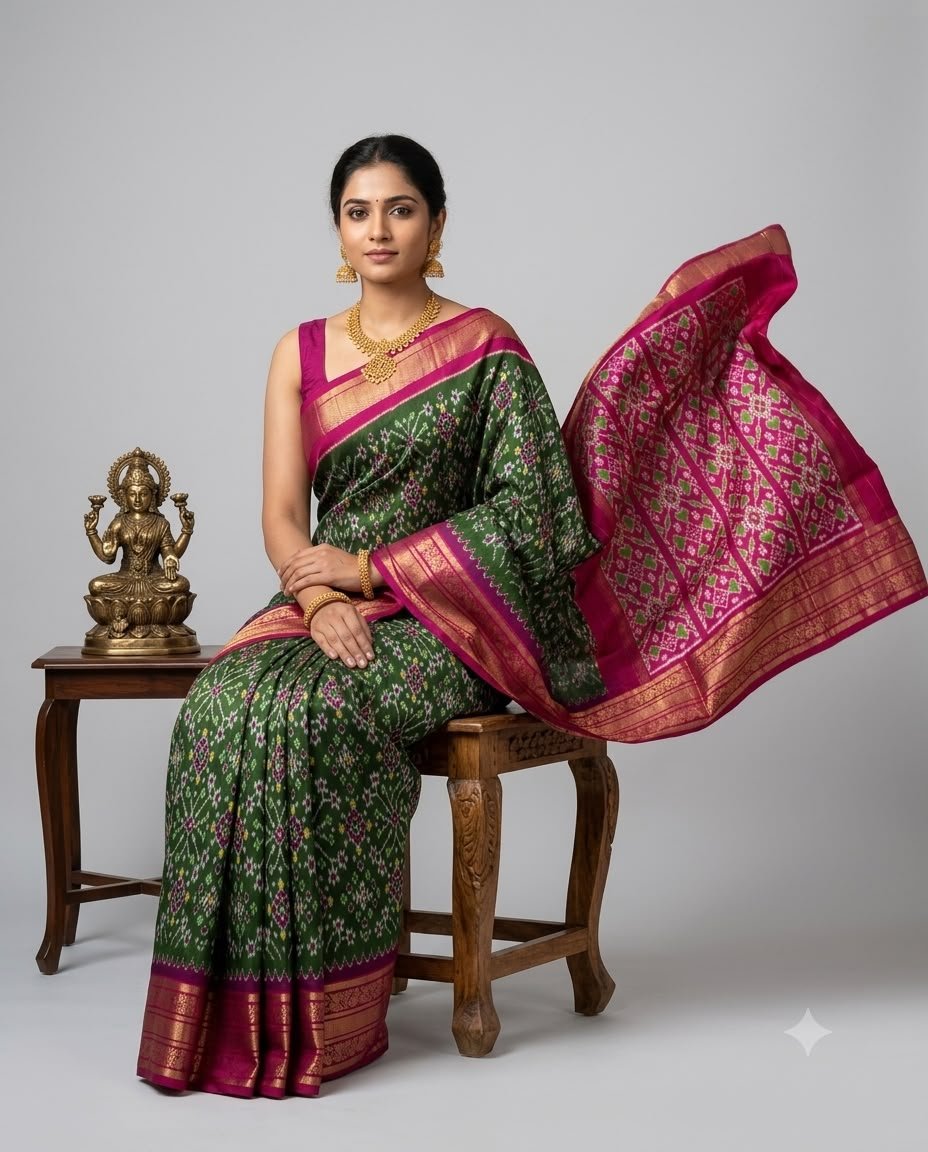 Kanchi Border Ikat - PSNTN29-KBIPIIDCD-01