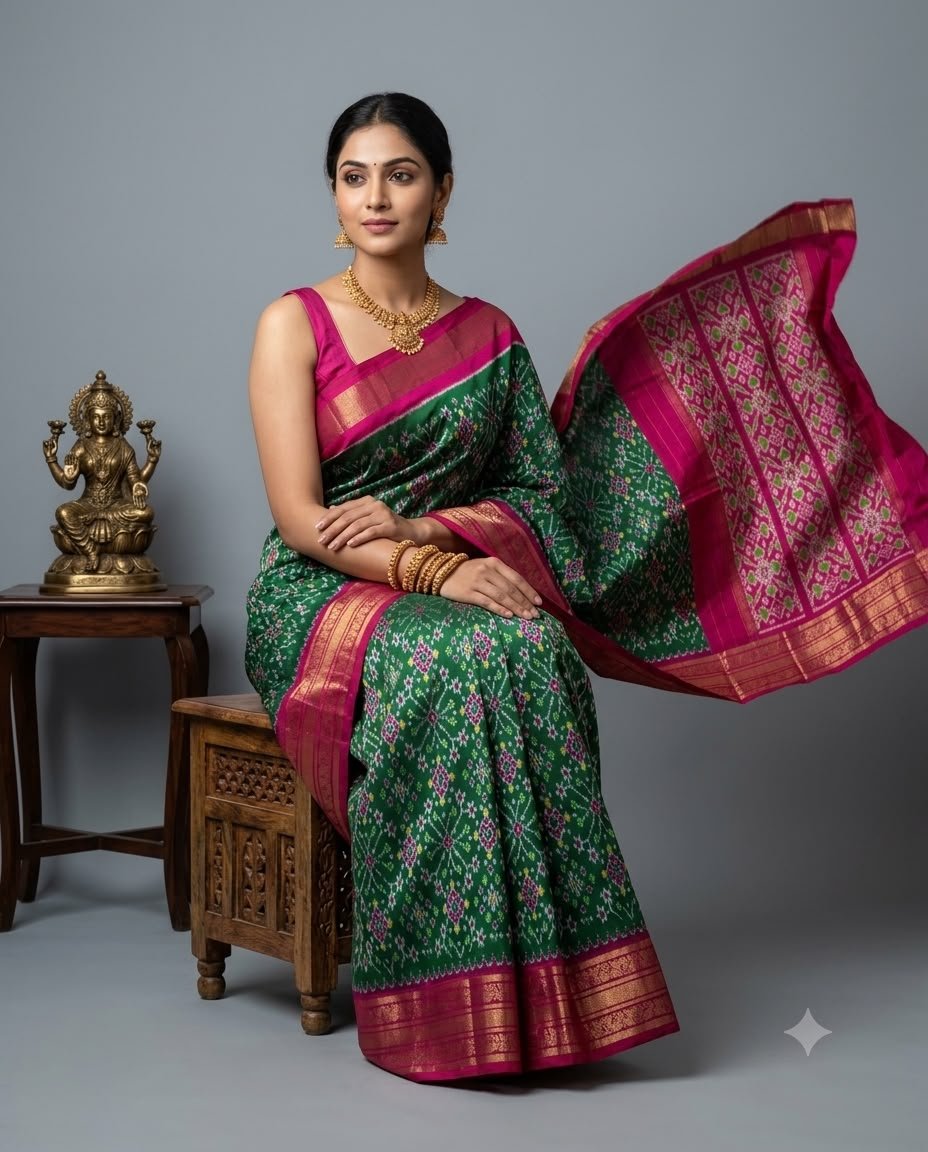 Kanchi Border Ikat - PSNTN29-KBIPIIDCD-06