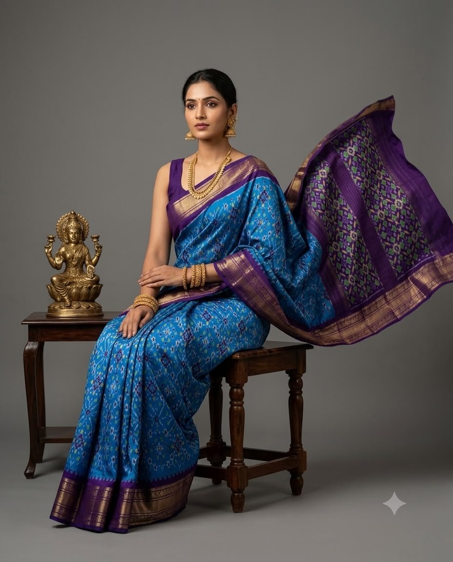 Kanchi Border Ikat - PSNTN29-KBIPIIDCD-07