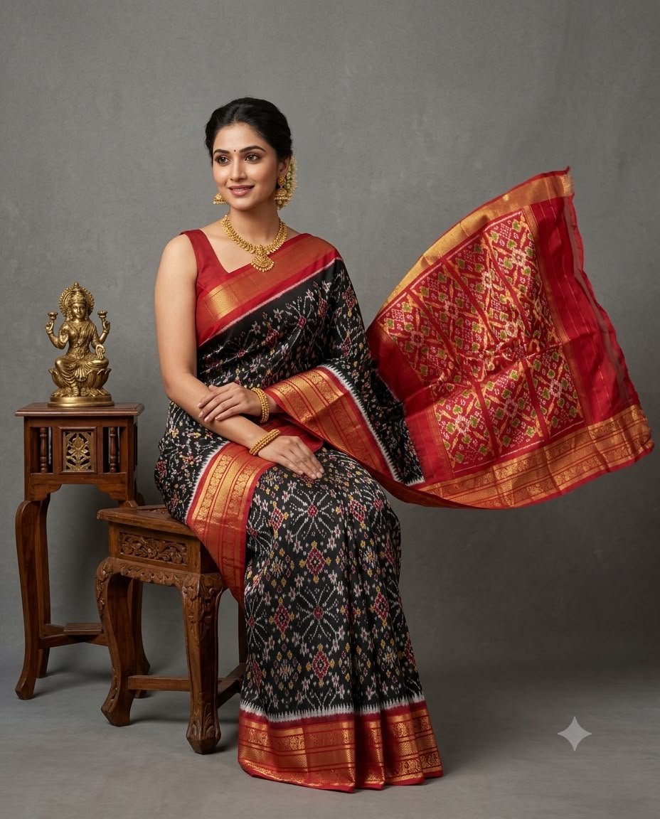 Kanchi Border Ikat - PSNTN29-KBIPIIDCD-08