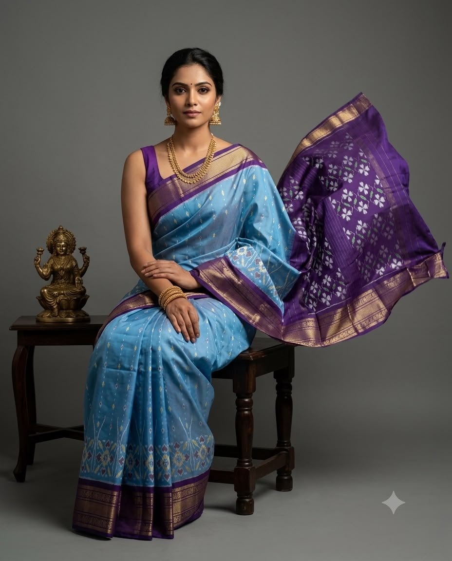 Kanchi Border Ikat - PSNTN29-KBIPIIDCD-10