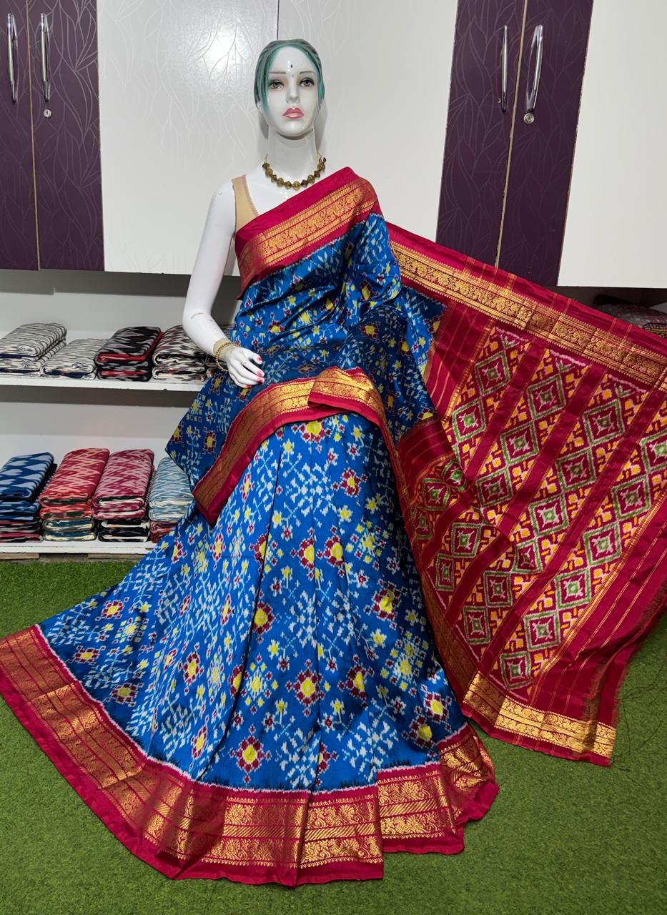 Kanchi Border Ikat - PSRGY20-KBIPICSCC-02