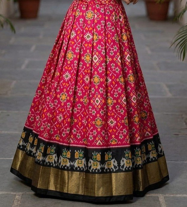 Silk Lehenga - PSSIN29-FSLGCSSCD-01