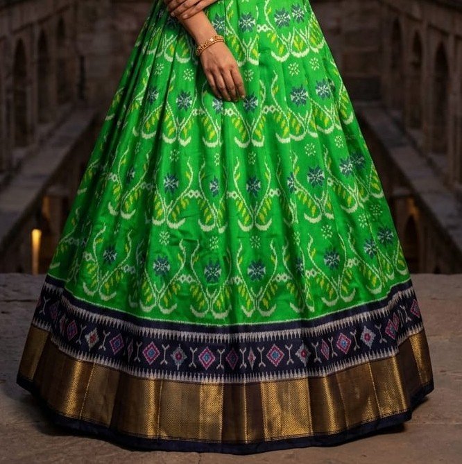 Silk Lehenga - PSSIN29-FSLGCSSCD-02