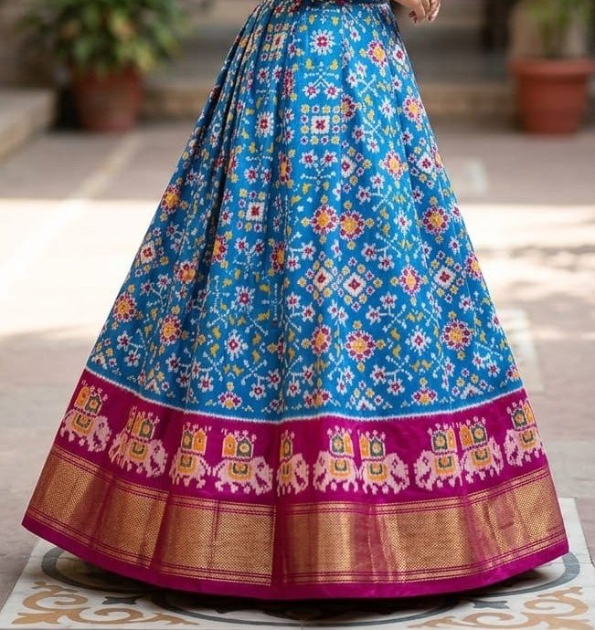 Silk Lehenga - PSSIN29-FSLGCSSCD-03