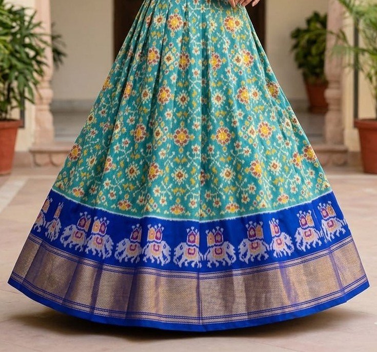 Silk Lehenga - PSSIN29-FSLGCSSCD-14