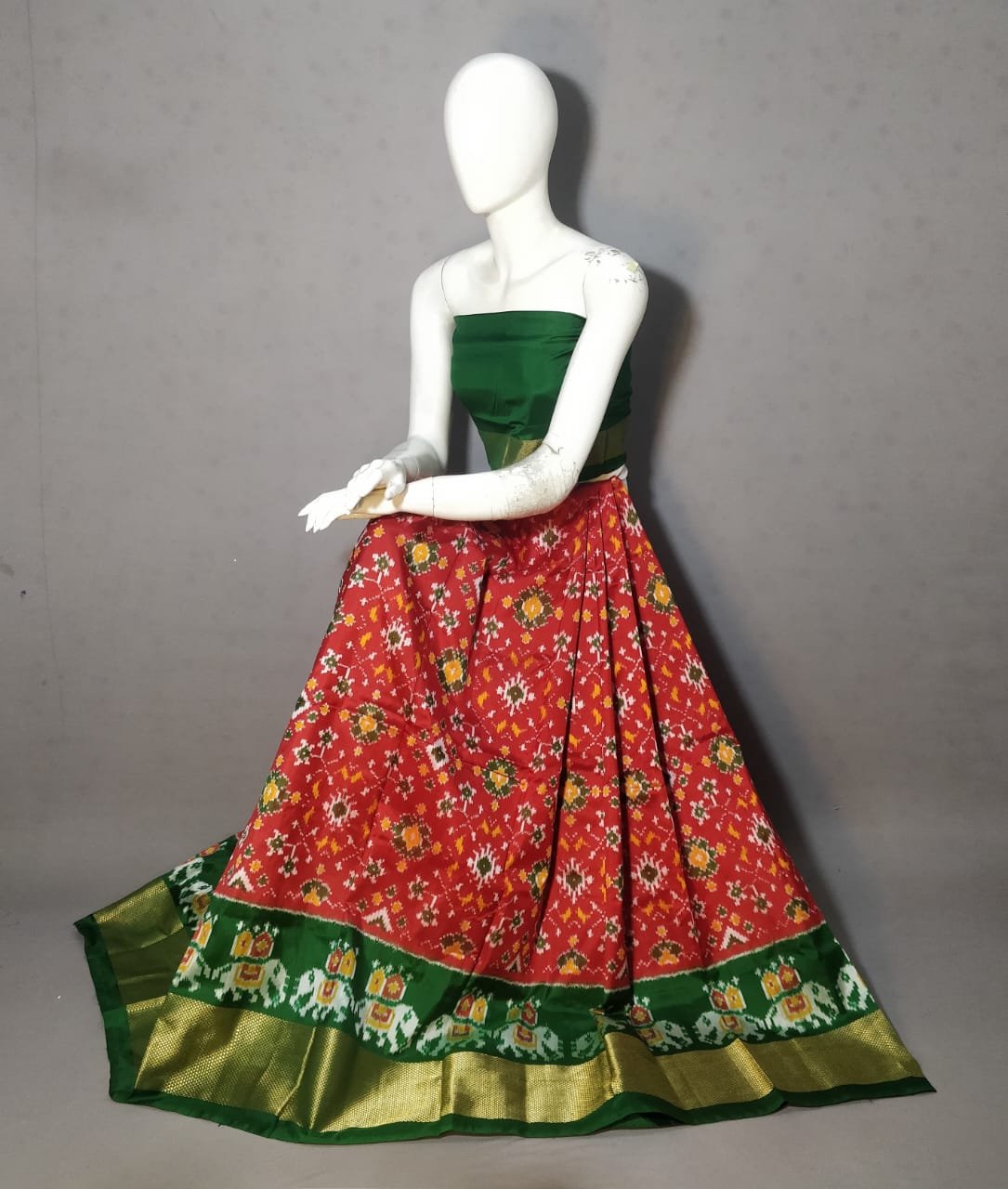Silk Lehenga - PSSIN29-FSLGCSSCD-20
