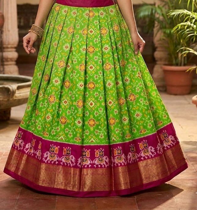 Silk Lehenga - PSSIN29-FSLGCSSCD-24